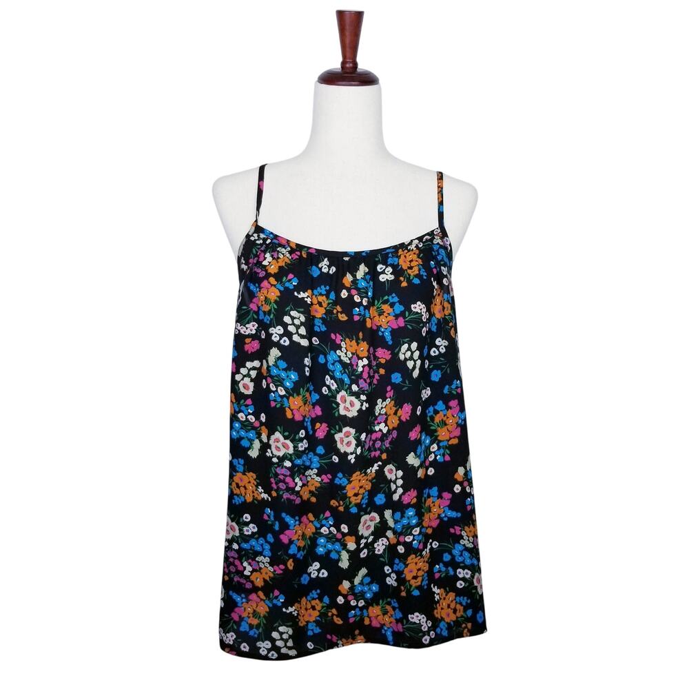 CAbi #5599 "Carefree Cami" Floral Adjustable Straps Top Size M